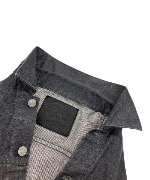 MOMOTARO JEANS（桃太郎ジーンズ）MOMOTARO JEANS (桃太郎ジーンズ) 14oz SELVEDGE GRAY DENIM V-SEAM JACKET グレー サイズ:Lの古着・服飾アイテム