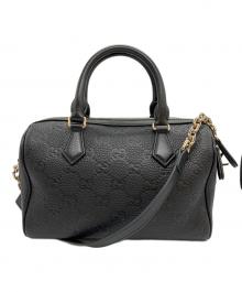 GUCCI（グッチ）の古着「スモールトップハンドルバッグ」｜ブラック