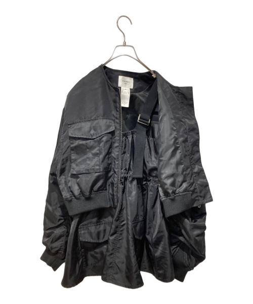 Ameri（アメリ）AMERI (アメリ) MODERN MILITARY SET JACKET ブラック サイズ:Mの古着・服飾アイテム