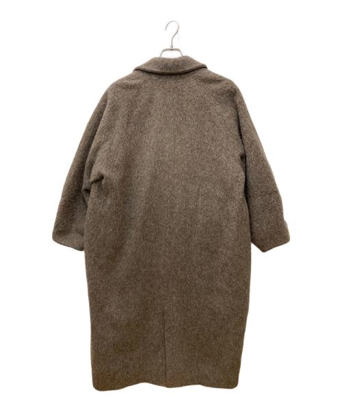 CLANE（クラネ）CLANE (クラネ) DOUBLE WOOL LONG COAT ブラウンの古着・服飾アイテム