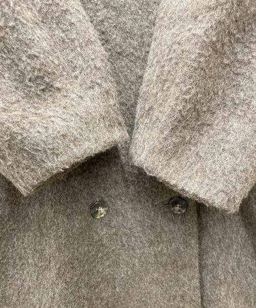 CLANE（クラネ）CLANE (クラネ) DOUBLE WOOL LONG COAT ブラウンの古着・服飾アイテム