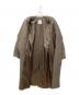 中古・古着 CLANE (クラネ) DOUBLE WOOL LONG COAT ブラウン：7000円