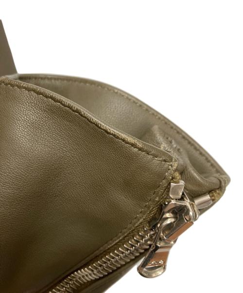 TOMORROW LAND（トゥモローランド）TOMORROW LAND (トゥモローランド) DENIM (デニム) ラムレザーシングルライダースジャケット ブラウン サイズ:44の古着・服飾アイテム