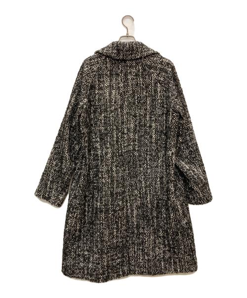 HEVO（イーヴォ）Hevo (イーヴォ) BRINDISI MELANGE BELTED COAT ブラック サイズ:44の古着・服飾アイテム
