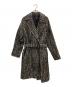Hevo（イーヴォ）の古着「BRINDISI MELANGE BELTED COAT」｜ブラック