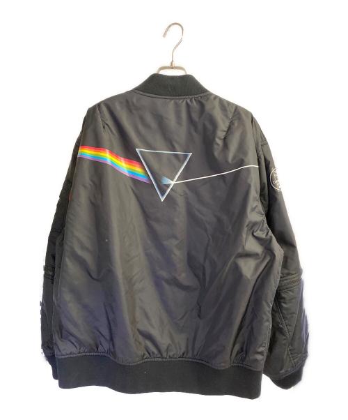 UNDERCOVER（アンダーカバー）UNDERCOVER (アンダーカバー) ピンクフロイド MA-1 フライトジャケット ブラック サイズ:4の古着・服飾アイテム