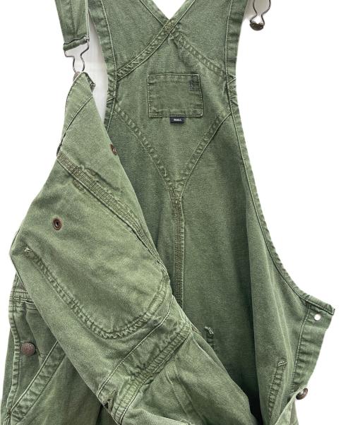 R13（アールサーティン）R13 (アールサーティン) DAMON OVERALL グリーン サイズ:Sの古着・服飾アイテム