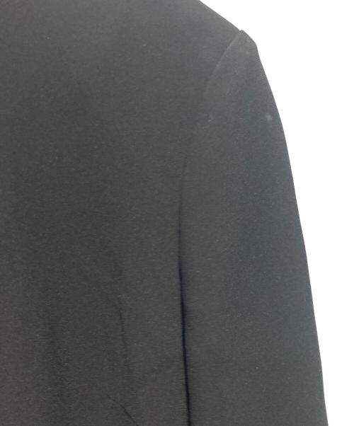 HARDY NOIR（アルディーノアール）HARDY NOIR (アルディーノアール) ダブルクロスミニマルロングドレス ブラック サイズ:38の古着・服飾アイテム