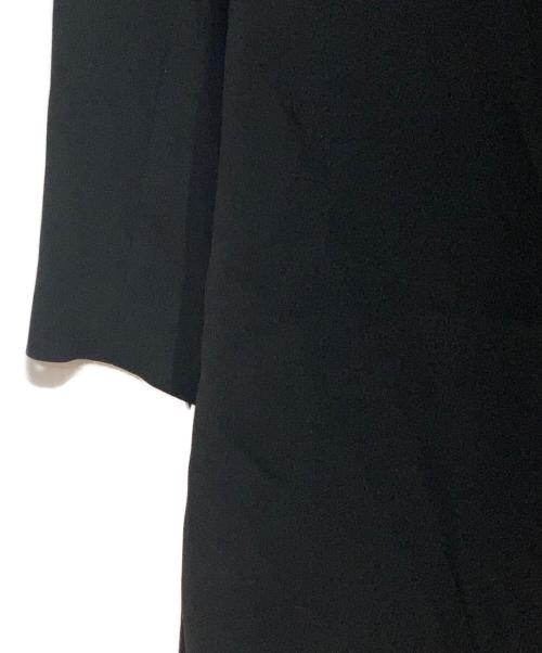 HARDY NOIR（アルディーノアール）HARDY NOIR (アルディーノアール) ダブルクロスミニマルロングドレス ブラック サイズ:38の古着・服飾アイテム
