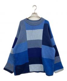 jacquemus（ジャックムス）の古着「パッチワークニット」｜ブルー