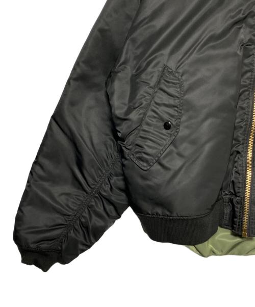 VETEMENTS（ヴェトモン）VETEMENTS (ヴェトモン) ALPHA (アルファ) MA-1ジャケット ブラック サイズ:Mの古着・服飾アイテム