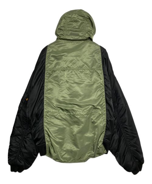 VETEMENTS（ヴェトモン）VETEMENTS (ヴェトモン) ALPHA (アルファ) MA-1ジャケット ブラック サイズ:Mの古着・服飾アイテム