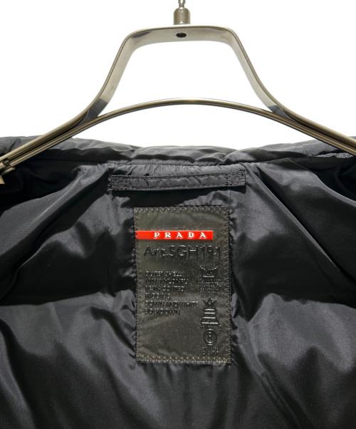 PRADA SPORTS（プラダスポーツ）PRADA SPORTS (プラダスポーツ) トライアングルロゴダウンベスト SGH191 ブラック サイズ:48の古着・服飾アイテム