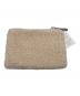 UGG (アグ) LARGE ZIP POUCH SHEEPSKIN アイボリー 未使用品：6000円