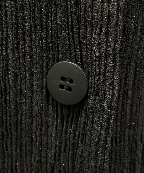 ISSEY MIYAKE（イッセイミヤケ）ISSEY MIYAKE (イッセイミヤケ) プリーツシャツ ブラック サイズ:1の古着・服飾アイテム