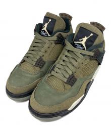 NIKE（ナイキ）の古着「AIR JORDAN 4 RETRO SE CRAFT/エアジョーダン4レトロSEクラフト」｜グリーン