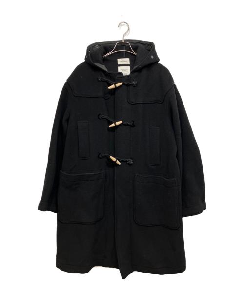 MARKAWARE（マーカウェア）MARKAWARE (マーカウェア) RECYCLE DENIM TWEED MONTY COAT ブラック×ブルー サイズ:Mの古着・服飾アイテム