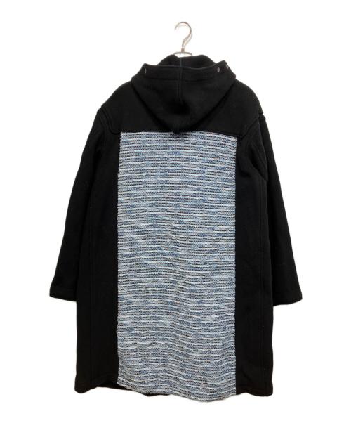 MARKAWARE（マーカウェア）MARKAWARE (マーカウェア) RECYCLE DENIM TWEED MONTY COAT ブラック×ブルー サイズ:Mの古着・服飾アイテム