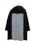 MARKAWARE (マーカウェア) RECYCLE DENIM TWEED MONTY COAT ブラック×ブルー サイズ:M：20000円