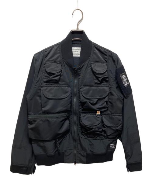 HAVEN（ヘブン）HAVEN (ヘブン) MOUNTAIN RESEARCH (マウンテンリサーチ) JACKET W/VEST ブラック サイズ:Mの古着・服飾アイテム