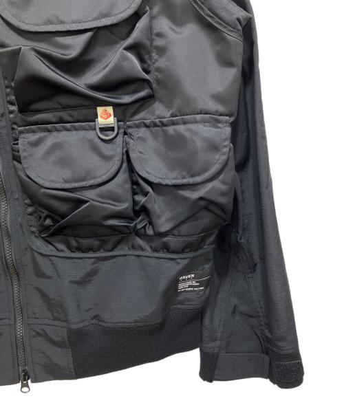 HAVEN（ヘブン）HAVEN (ヘブン) MOUNTAIN RESEARCH (マウンテンリサーチ) JACKET W/VEST ブラック サイズ:Mの古着・服飾アイテム
