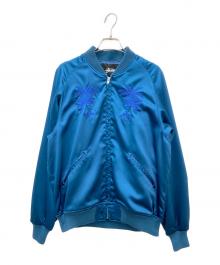 stussy（ステューシー）の古着「スカジャン」｜ブルー
