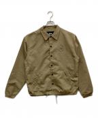 stussyステューシー）の古着「コーチジャケット」｜ベージュ