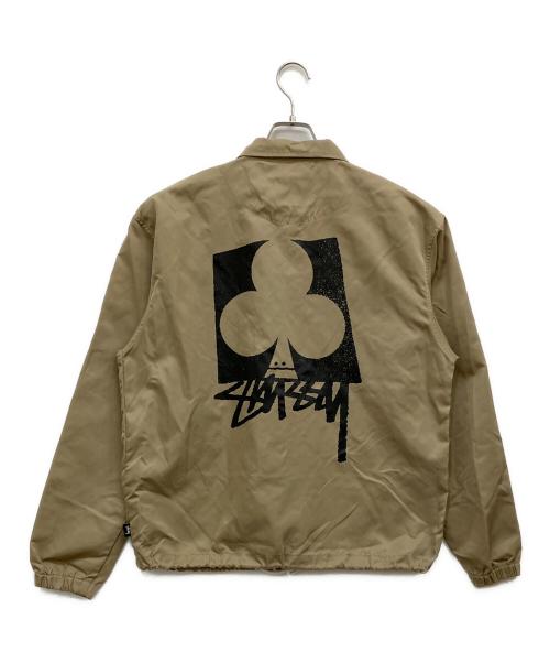 stussy（ステューシー）stussy (ステューシー) コーチジャケット ベージュ サイズ:Sの古着・服飾アイテム