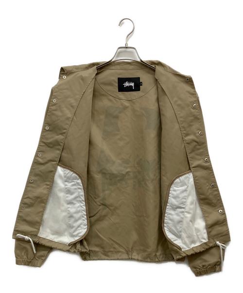 stussy（ステューシー）stussy (ステューシー) コーチジャケット ベージュ サイズ:Sの古着・服飾アイテム
