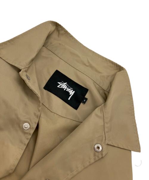 stussy（ステューシー）stussy (ステューシー) コーチジャケット ベージュ サイズ:Sの古着・服飾アイテム