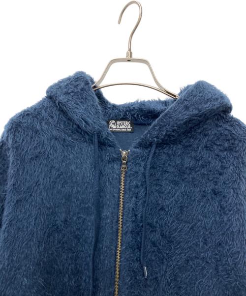 Hysteric Glamour（ヒステリックグラマー）Hysteric Glamour (ヒステリックグラマー) ジップパーカー　01183CF05 ネイビー サイズ:FREEの古着・服飾アイテム