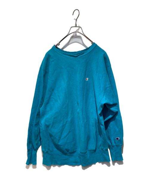 Champion（チャンピオン）Champion (チャンピオン) 90’s リバースウィーブスウェット ターコイズブルー サイズ:XLの古着・服飾アイテム