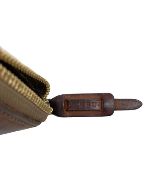 corbo（コルボ）CORBO (コルボ) L字ファスナー折財布 ブラウンの古着・服飾アイテム