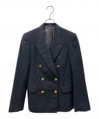 Burberry'sバーバリー）の古着「金釦ウールテーラードジャケット」｜ブラック