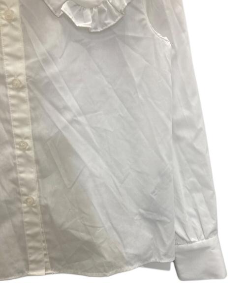 OBLI（オブリ）OBLI (オブリ) ビッグカラーブラウス ホワイト サイズ:FREE 未使用品の古着・服飾アイテム