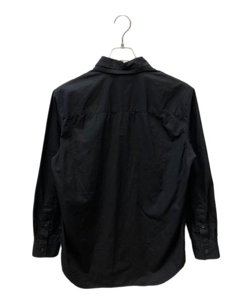GROUND Y（グラウンドワイ）GROUND Y (グラウンドワイ) cotton Double Collar Shirt ブラック サイズ:1の古着・服飾アイテム