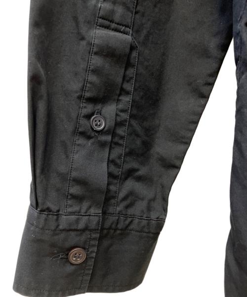 GROUND Y（グラウンドワイ）GROUND Y (グラウンドワイ) cotton Double Collar Shirt ブラック サイズ:1の古着・服飾アイテム
