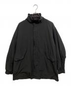ATONエイトン）の古着「AIR WEATHER ショートモッズコート」｜ブラック