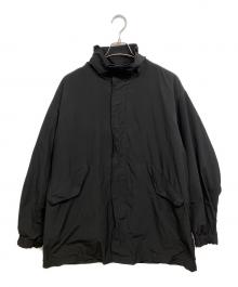 ATON（エイトン）の古着「AIR WEATHER ショートモッズコート」｜ブラック