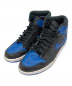 NIKEナイキ）の古着「Air Jordan 1 Retro High OG "Royal"」｜ブラック×ブルー