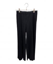 PLEATS PLEASE（プリーツプリーズ）の古着「THICKER BOTTOMS 1」｜ブラック