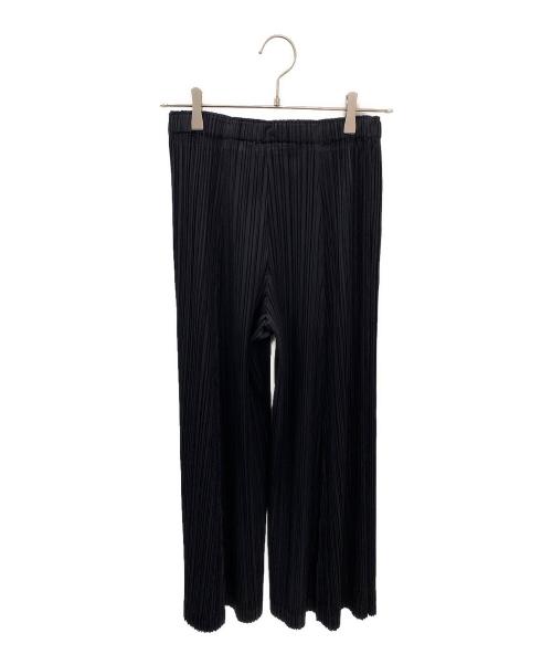 PLEATS PLEASE（プリーツプリーズ）PLEATS PLEASE (プリーツプリーズ) THICKER BOTTOMS 1 ブラック サイズ:4の古着・服飾アイテム