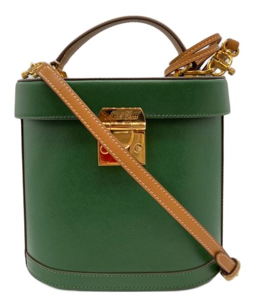 MARK CROSS（マーククロス）MARK CROSS (マーククロス) BICOLOR CROSS GRAIN & SMOOTH CALF BENCHLEY BAG グリーンの古着・服飾アイテム
