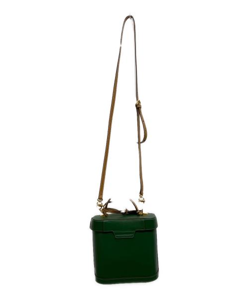 MARK CROSS（マーククロス）MARK CROSS (マーククロス) BICOLOR CROSS GRAIN & SMOOTH CALF BENCHLEY BAG グリーンの古着・服飾アイテム