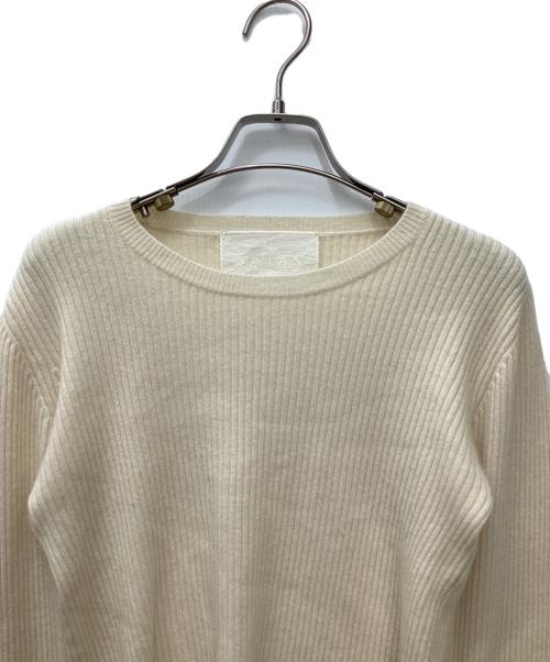 MYLAN（マイラン）MYLAN (マイラン) カシミヤフレアスリーブニット アイボリー サイズ:Freeの古着・服飾アイテム
