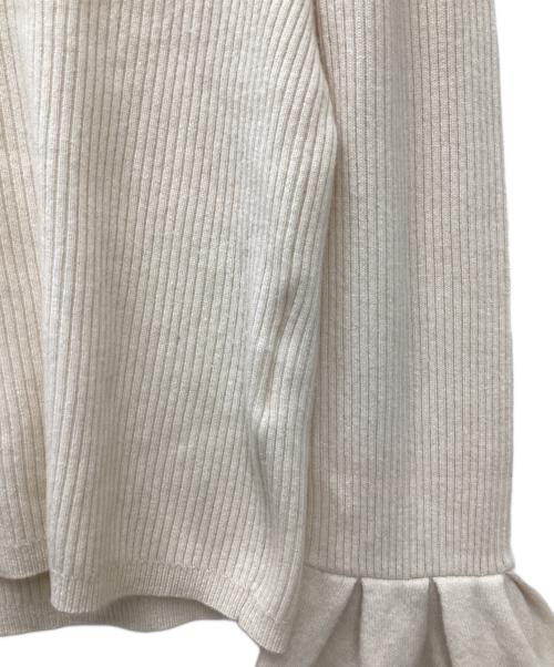 MYLAN（マイラン）MYLAN (マイラン) カシミヤフレアスリーブニット アイボリー サイズ:Freeの古着・服飾アイテム