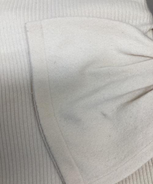 MYLAN（マイラン）MYLAN (マイラン) カシミヤフレアスリーブニット アイボリー サイズ:Freeの古着・服飾アイテム