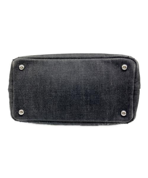 PRADA（プラダ）PRADA (プラダ) カナパデニム トートバッグ ブラックの古着・服飾アイテム