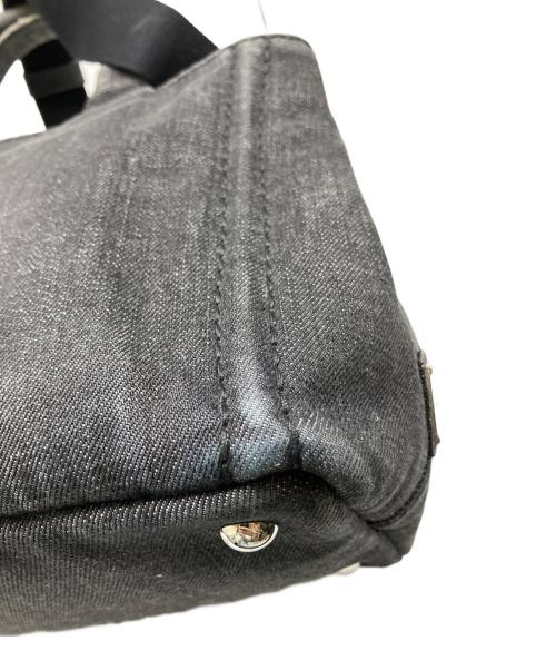 PRADA（プラダ）PRADA (プラダ) カナパデニム トートバッグ ブラックの古着・服飾アイテム