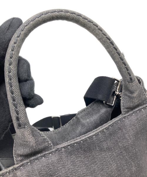 PRADA（プラダ）PRADA (プラダ) カナパデニム トートバッグ ブラックの古着・服飾アイテム